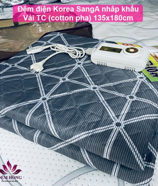 Nơi cung cấp chăn điện Korea SangA vải cotton 135x180cm