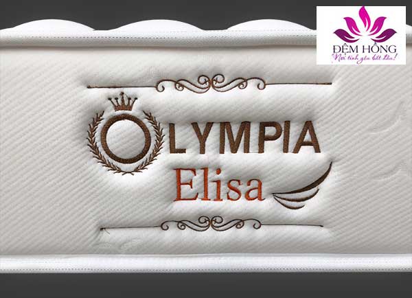Logo đệm lò xo Olympia Elisa chính hãng 