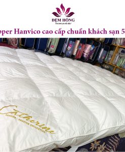 Mẫu tấm Topper Hanvico chất lượng cao dòng chuẩn khách sạn 5 sao