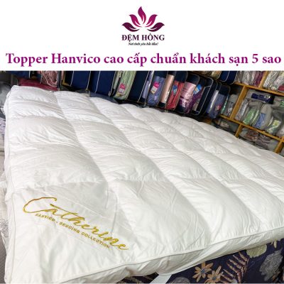 Mẫu tấm Topper Hanvico chất lượng cao dòng chuẩn khách sạn 5 sao