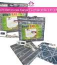 Đệm điện Hàn Quốc Korea Sanga Nhập khẩu vải TC 135x180cm