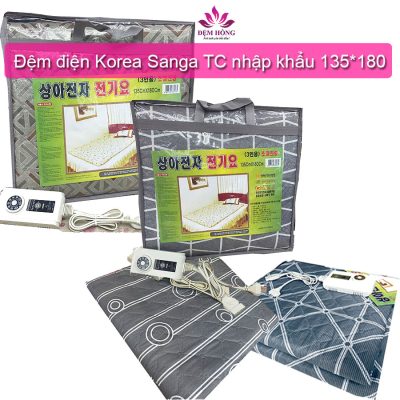 Đệm điện Hàn Quốc Korea Sanga Nhập khẩu vải TC 135x180cm