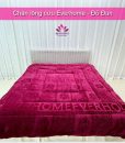 Chăn lông cừu Everhome màu Đỏ Đun